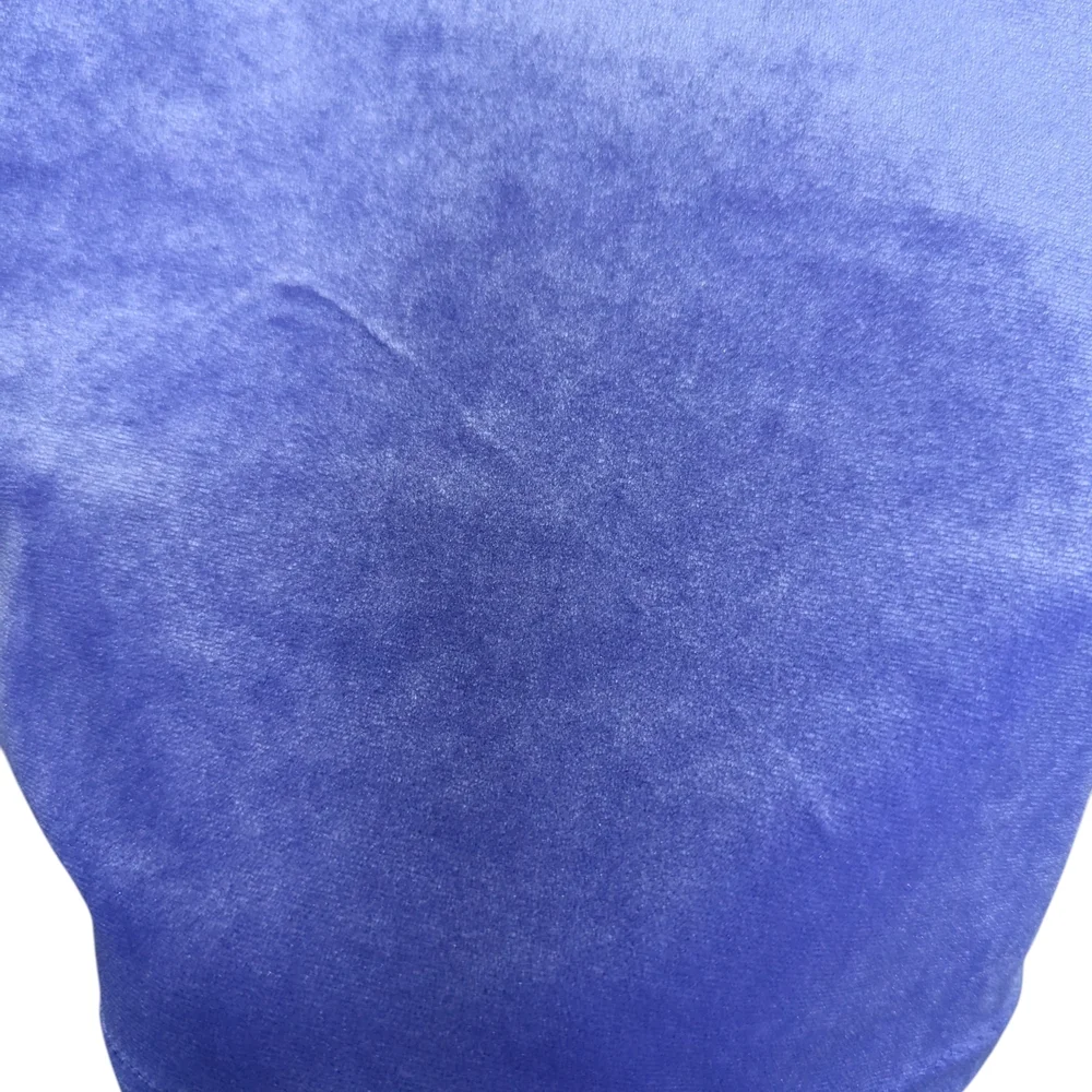 Athleta Sports Bra Medium A-C Cup Purple Blue Velvet Cut Out Crop Light Impact